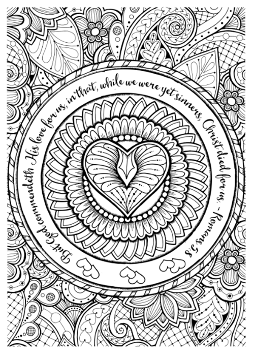 scripture coloring pages adults for free - photo #31
