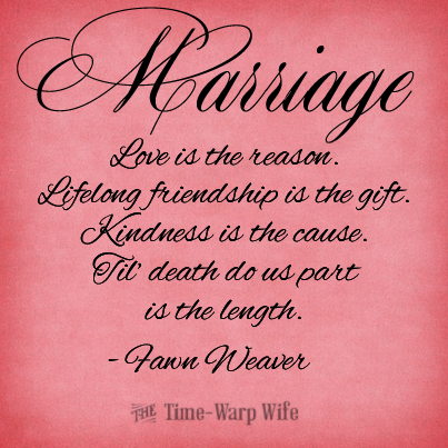 Marriage - Time-Warp Wife