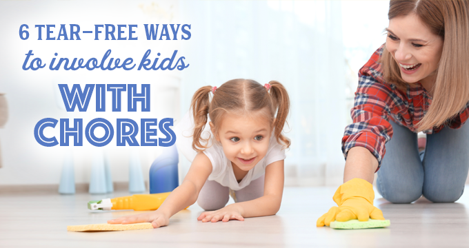 6 Tear-Free Ways to Involve Kids with Chores