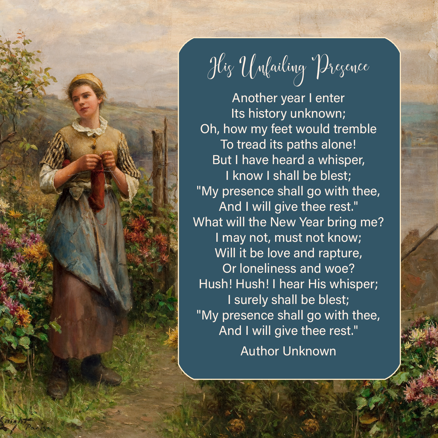 Daily Devotion – His Unfailing Presence in 2021