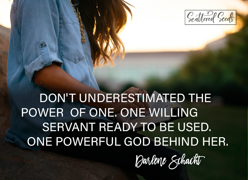 Daily Devotion – The Power of One