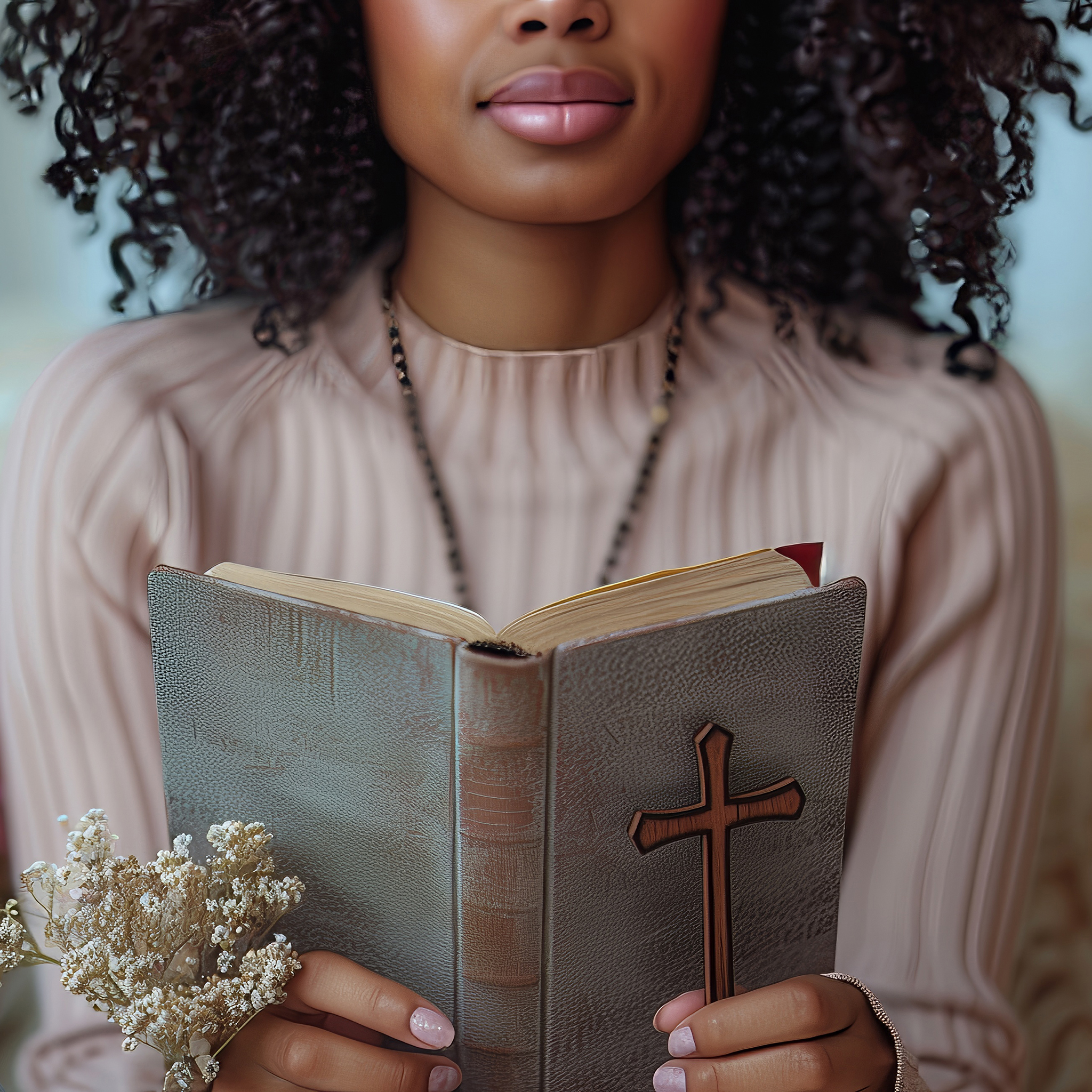 Woman Reading Bible